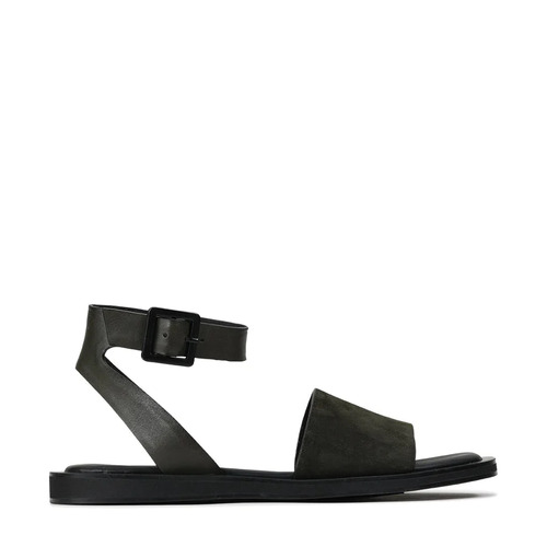 EOS Mirano W Leather Suede Sandal - Dark Olive [Size : 39]