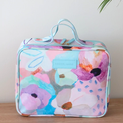 Mindful Marlo Hanging Toiletry Bag - Fleur