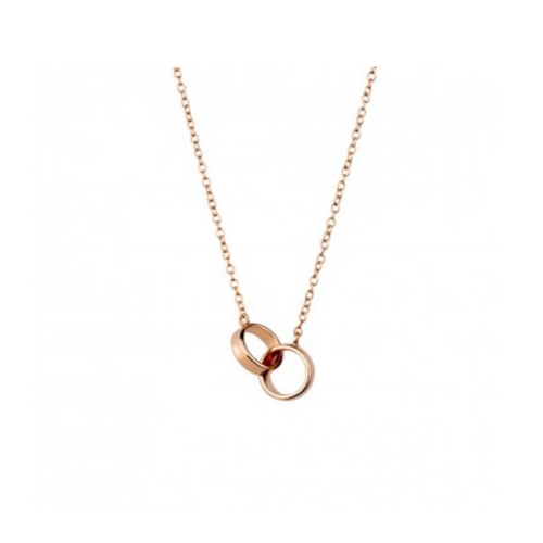 Urbanwall Jewellery Silver Essentials Necklace - Rose Gold