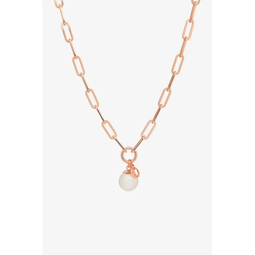 Liberte Hayley Pearl Necklace - Rose Gold