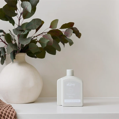 Al.ive 650ml Shampoo Refill - White Tera & Argan Oil