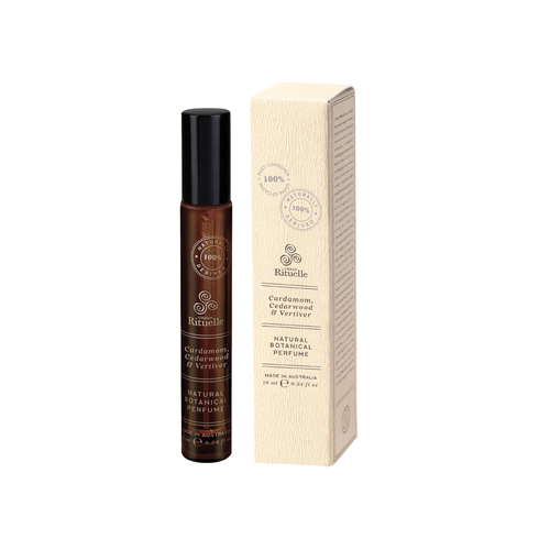 Urban Rituelle Natural Remedy Natural Botanical Perfume 10ml - Cardamom, Cedarwood & Vertiver