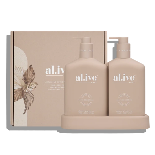 Al.ive Body Wash & Lotion Duo - Apricot & Sweet Fig