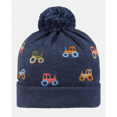 Toshi Organic Beanie - Mystical Tiny Tractors [Size: M]