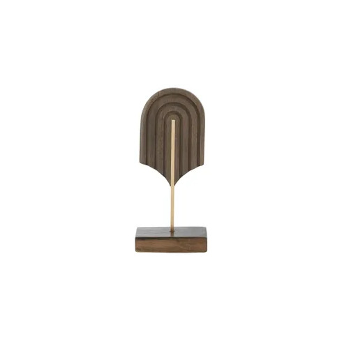 Coast to Coast Galea Wood Sculpture 12.5x8.5x28.5cm - Natural