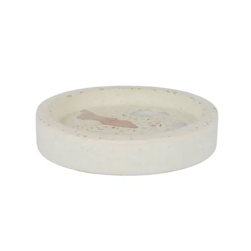 Coast to Coast Arno Terrazzo Candle Plate 10x10cm - Multi