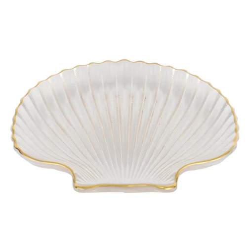 Coast to Coast Testa Glass Trinket Plate 14x14cm - Clear