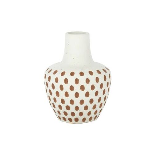 Coast to Coast-Aman Ceramic Vase 14x18cm-Grey/Brown