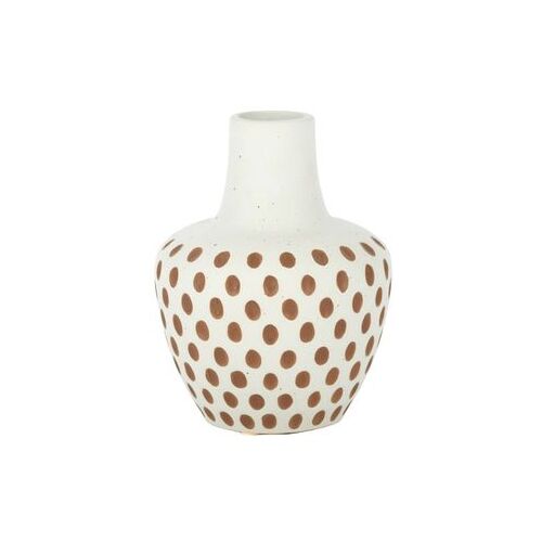 Coast to Coast-Aman Ceramic Vase 14x18cm-Grey/Brown