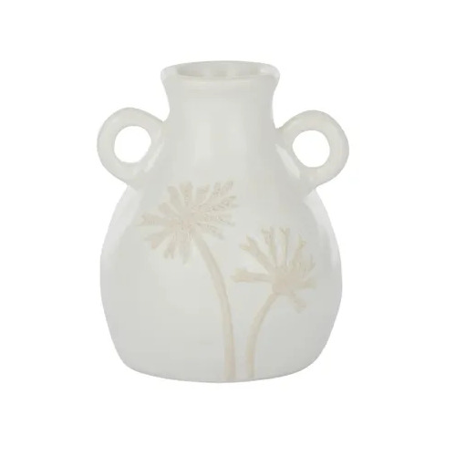 Coast to Coast Faith Ceramic Vase 11.5x13cm - White