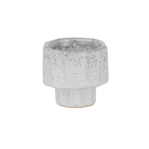 Coast to Coast Quill Ceramic Pot 7.5x7cm - Natural