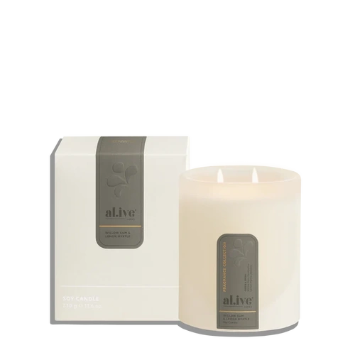 Al.Ive Soy Candle - Willow Gum & Lemon Mrytle