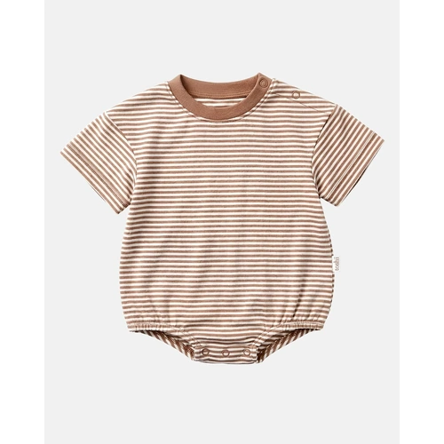 Toshi Onesie S/S Bubble Mini - Mocha