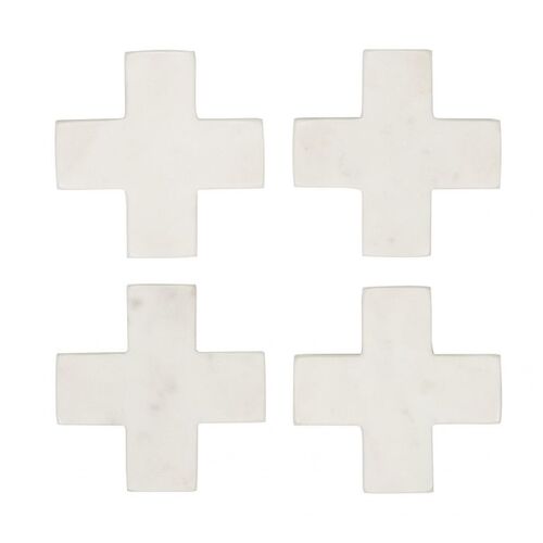 Academy Eliot Coaster Set 4 - White