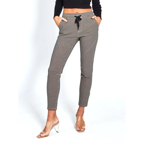 Monaco Jeans Luka Jogger - Beige Check [Size: 16]