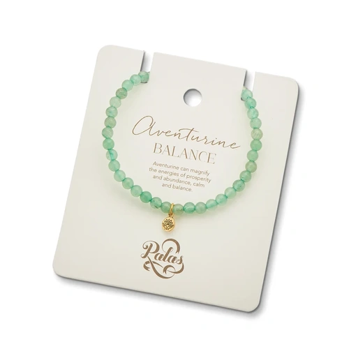 Palas Aventurine 'Balance' Healing Gem Bracelet