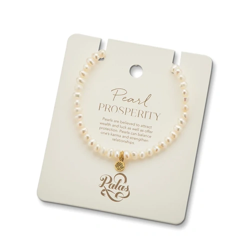 Palas Pearl 'Prosperity' Healing Gem Bracelet