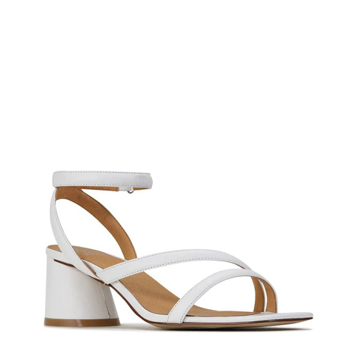 EOS Petricia W Leather Sandal - White [Size : 39]