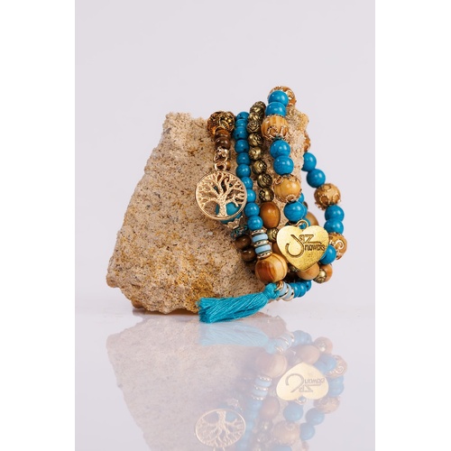 Jaz Flowers Stretchy Doodah Stack Bracelet - Phoebe