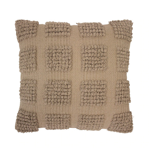 Bambury Dawson Cushion 45x45cm - Almond