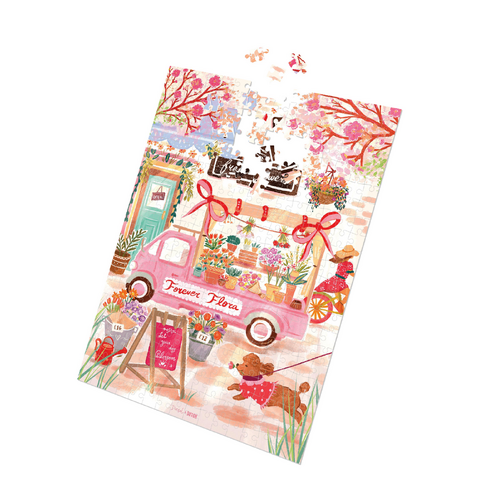 Diesel & Dutch 1000 Piece Wall Jigsaw Puzzle - Fresh Flowers