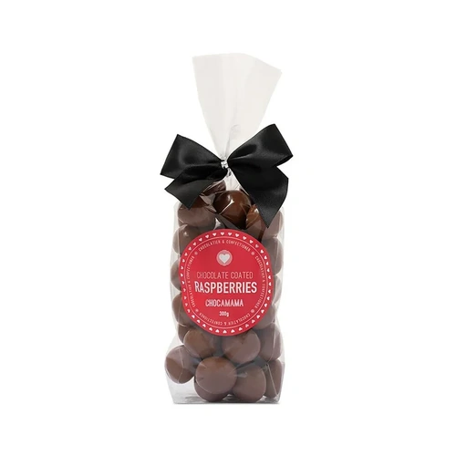 Chocamama Milk Chocolate Raspberries 300g