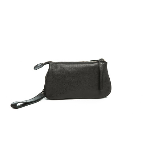 Rugged Hide St Kilda Crossbody Bag - Black
