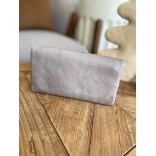 Rugged Hide Genesis Leather Wallet - Dark Grey