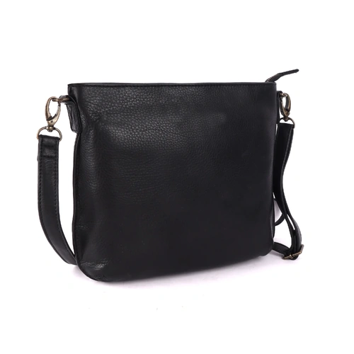 Rugged Hide Amsterdam Bag - Black