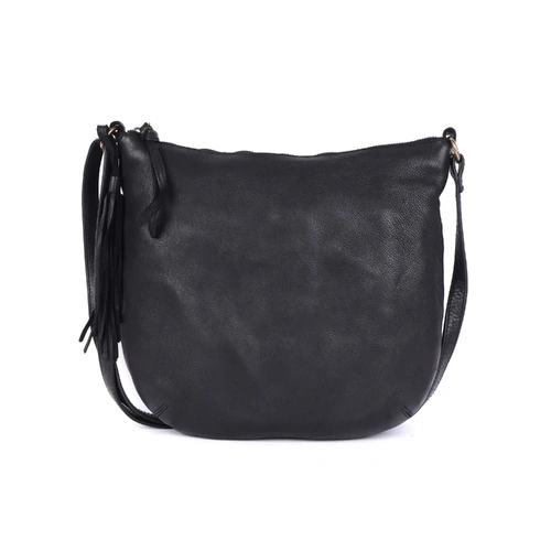 Rugged Hide Napoli Bag - Black