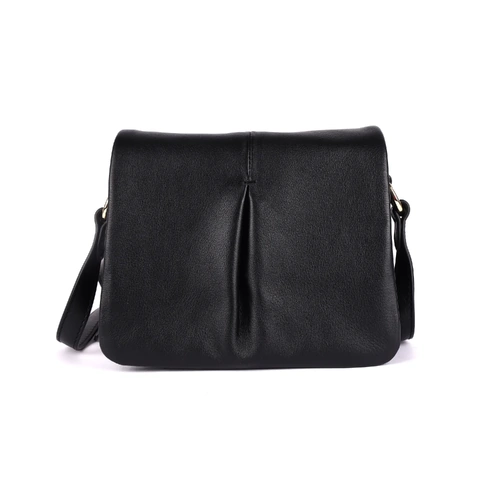 Rugged Hide Orlando Crossbody Bag - Black