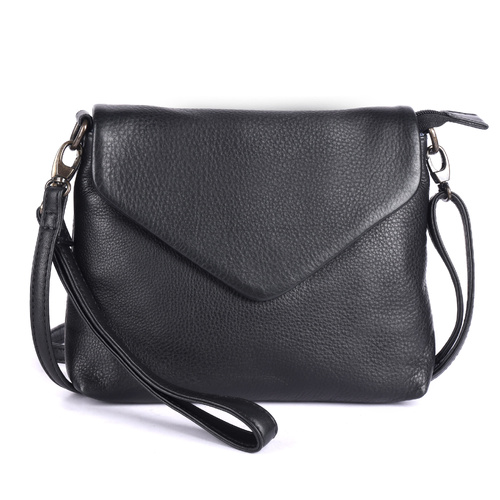 Rugged Hide Winmalee Crossbody Bag - Black