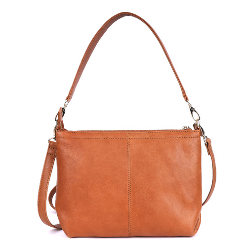 Rugged Hide Freesia Crossbody Bag - Tan