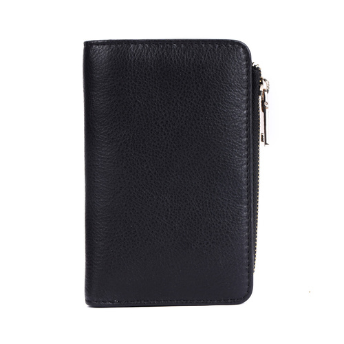 Rugged Hide Mia Wallet - Black