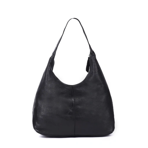 Rugged Hide Agatha Shoulder Bag - Black