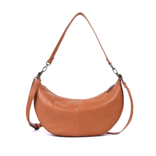 Rugged Hide Shiri Shoulder/Crossbody Bag - Tan