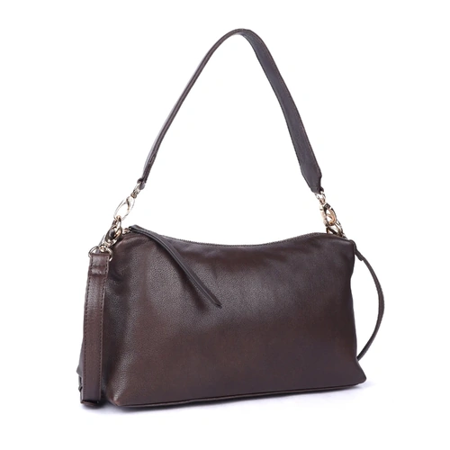 Rugged Hide Olivia Shoulder/Crossbody Bag - Brown