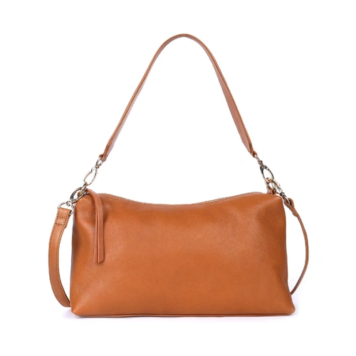 Rugged Hide Olivia Shoulder/Crossbody Bag - Tan