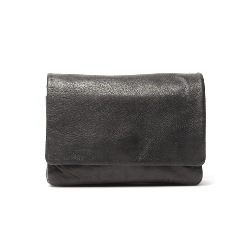 Rugged Hide Alita Crossbody Bag - Black