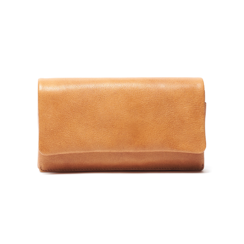 Rugged Hide Bowie Leather Wallet - Tan