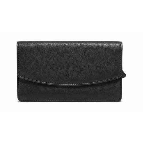 Rugged Hide Millie Wallet - Black