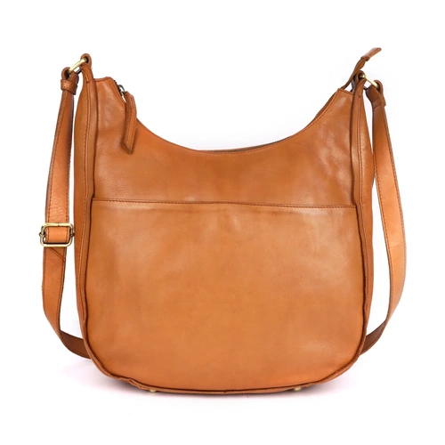 Rugged Hide Heather Crossbody Bag - Tan