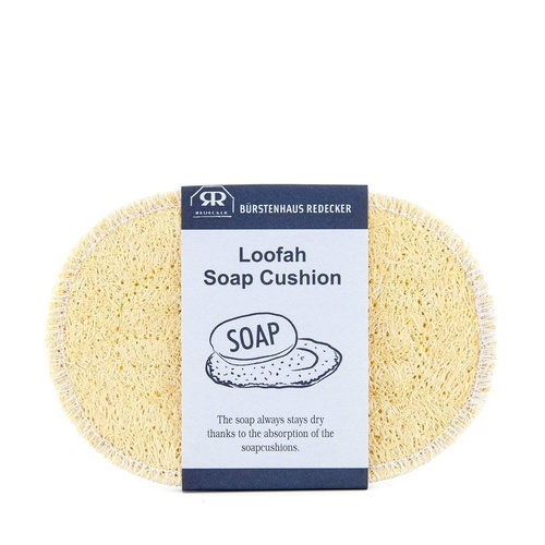 Redecker-Loofah Oval Soap Cushion+Sponge