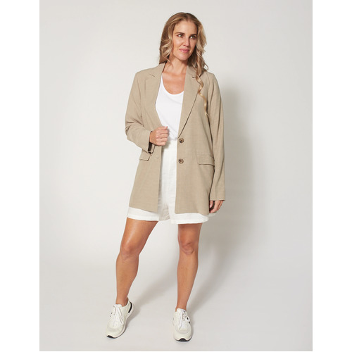 Stella+Gemma Natalia Blazer - Stone