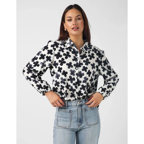 Stella+Gemma Charlotte Shirt - Navy Flowers