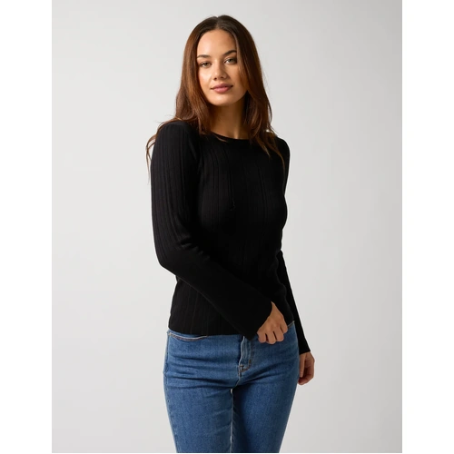 Stella+Gemma Skyler Top - Black [Size: Small]