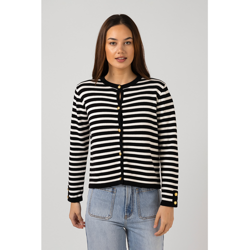 Stella+Gemma Henri Cardigan - Black Tea