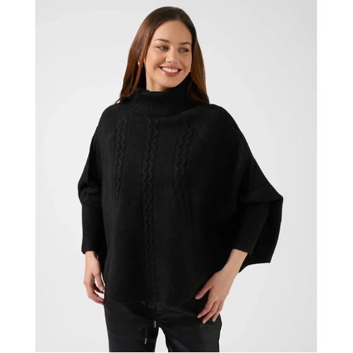Stella+Gemma Joey Poncho - Black