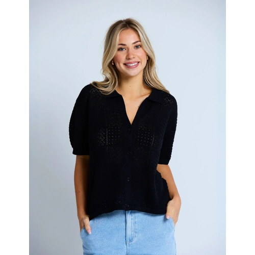 Stella+Gemma Polly Knit - Black [Size: Small]