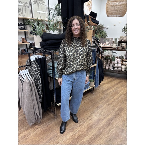 Stella + Gemma Sylvie Blouse - Leopardess [Size: 10]